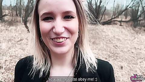 Russian Amateur Teen in Public Sex Experiment
